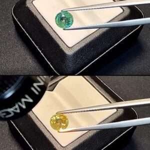 "Reverse" Colour Change Australian Sapphire - 1.13cts