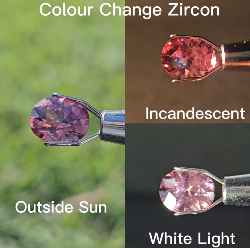 Colour Change Zircon - 2.85cts