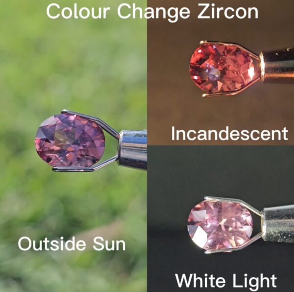 Colour Change Zircon - 2.85cts