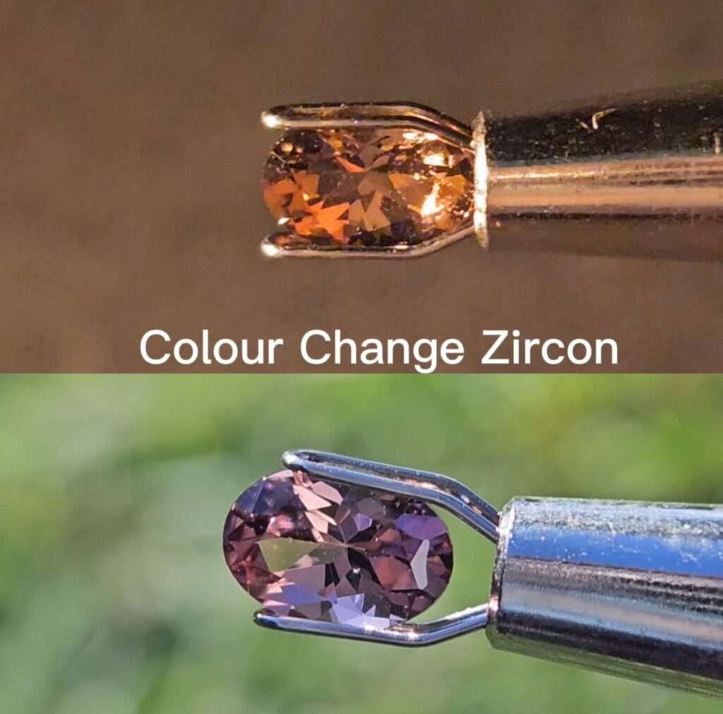 Colour Change Zircon - .80cts