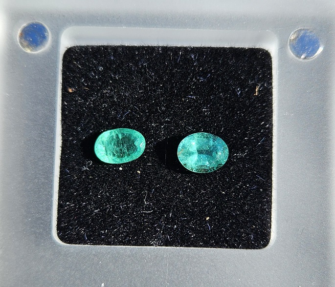 Zambian Emerald Set - 1.12cts